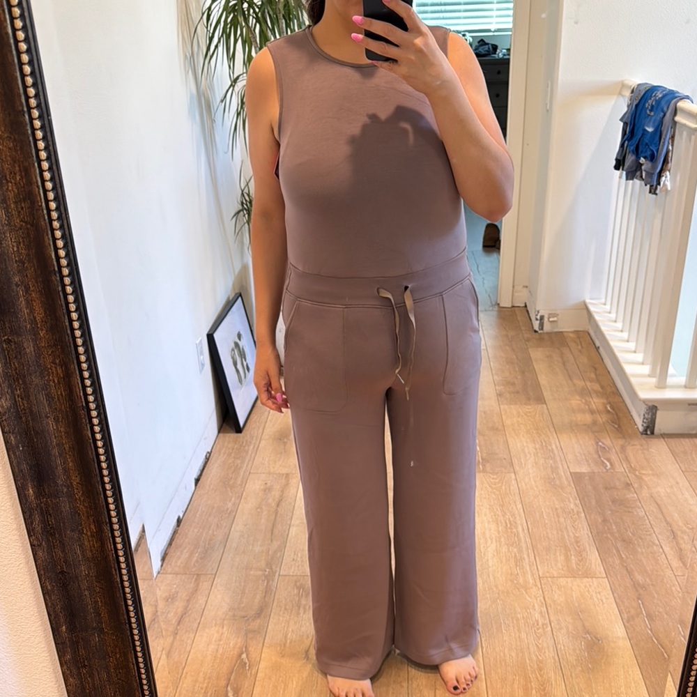 Women's Taupe Jumpsuit